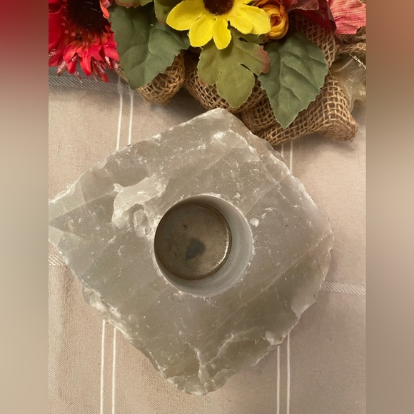 Hand crafted Tealight/sphere holder with a matching 6” green adventurine sphere. - Picture 3 of 6
